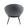 Vintage Upholstered Cup Accent Chair - 4 of 4