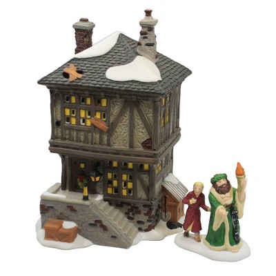 Department 56 House 8.0" Visiting The Miner's Home A Christmas Carol  -  Decorative Figurines