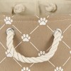 Bone Dry Polyester Pet Bin Trellis Paw - 3 of 4