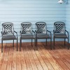 Costway Outdoor Chair Cushion Set of 2/4/6 Waterproof Fade-Resistant Olefin Seat Cushions Brown/Navy/Gray/Black - 4 of 4
