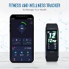 Zewa® Fitness Activity Tracker, Heart Rate Monitor, Free Pro App, Step Counter, Sleep Tracker, Remote Camera Support, Notifications & Alarms - 4 of 4