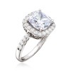 Ross-Simons 3.55 ct. t.w. CZ Ring in Sterling Silver - 3 of 4