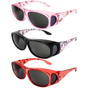 3 Pairs of Global Vision Eyewear Fanfare 2 Safety Motorcycle Glasses with Smoke, Smoke, Smoke Lenses - 1 of 4