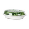Responsible Products Lid for 20 oz Oval Burrito Bowl Recyclable PET Plastic - Pack of 50 - 2 of 3