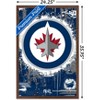 Trends International NHL Winnipeg Jets - Maximalist Logo 23 Framed Wall Poster Prints - 3 of 4