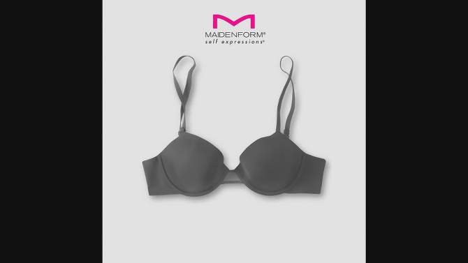 Maidenform Self Expressions Women's Simply The One Lightly Lined T-Shirt Bra SE1200, 6 of 6, play video