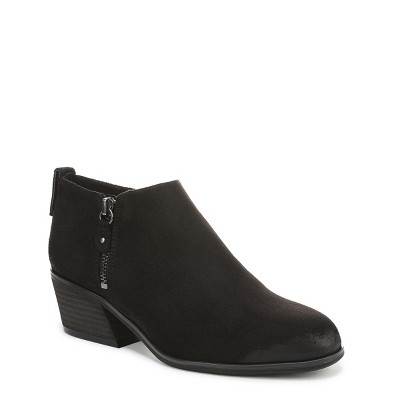 Dr. Scholl's LAURENCE Women's Ankle Boot - Sustainable Block Heel Bootie With Back Zip