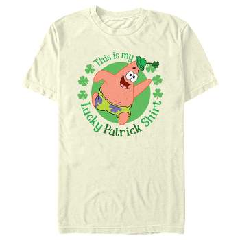 Men's SpongeBob SquarePants St. Patrick's Day This is my Lucky Patrick Shirt T-Shirt