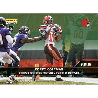 Panini America Cleveland Browns Corey Coleman 2016 Panini Instant NFL Base Card #34