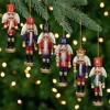 Northlight 6-Count Red and Blue Classic Nutcracker Christmas Ornaments - 5.25 Inches - 2 of 4
