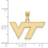 Black Bow Jewelry 14k Yellow Gold Virginia Tech Hokies NCAA Small Pendant - 2 of 3