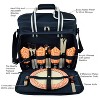 Picnic at Ascot Soft Sided Cooler with Four Person Picnic Set - 4 of 4