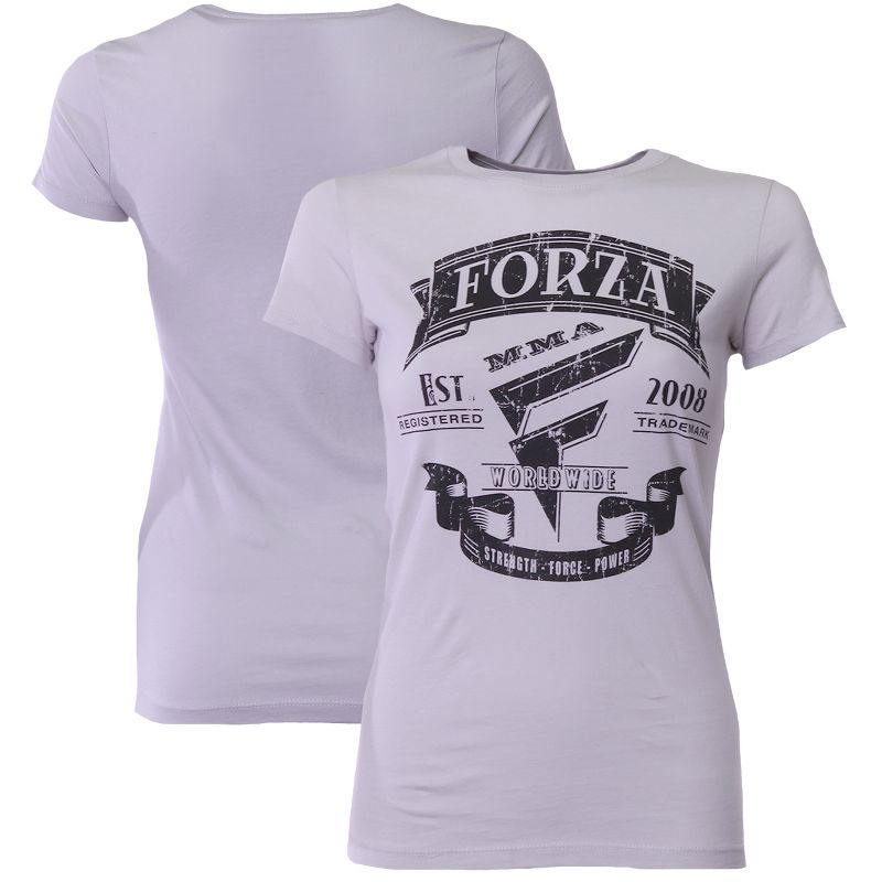 Forza Sports Women's "Origins" T-Shirt - Silver, 1 of 3