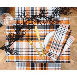 C&F Home Zelda Plaid Halloween Cotton Table Runner - 1 of 3