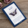 Anna-Kaci Empress Monarch Butterfly Purple Crystal Rhinestone Brooch Pin - 3 of 4