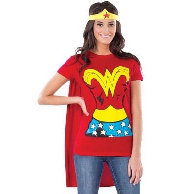 Rubies Wonder Woman T-Shirt Adult Costume Kit