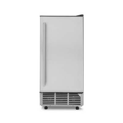 Newair 15" Stainless Steel Undercounter Ice Maker with Fingerprint Resistant Door
