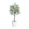 MOEPISY Artificial Olive Tree 5ft With Pot And Moss - 2 of 4