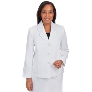 Alfred Dunner Womens Petite Classic Fitted Blazer Jacket - 1 of 4