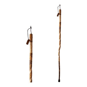 Brazos Twisted American Hardwood Wood Walking Stick 55 Inch Height - 1 of 4