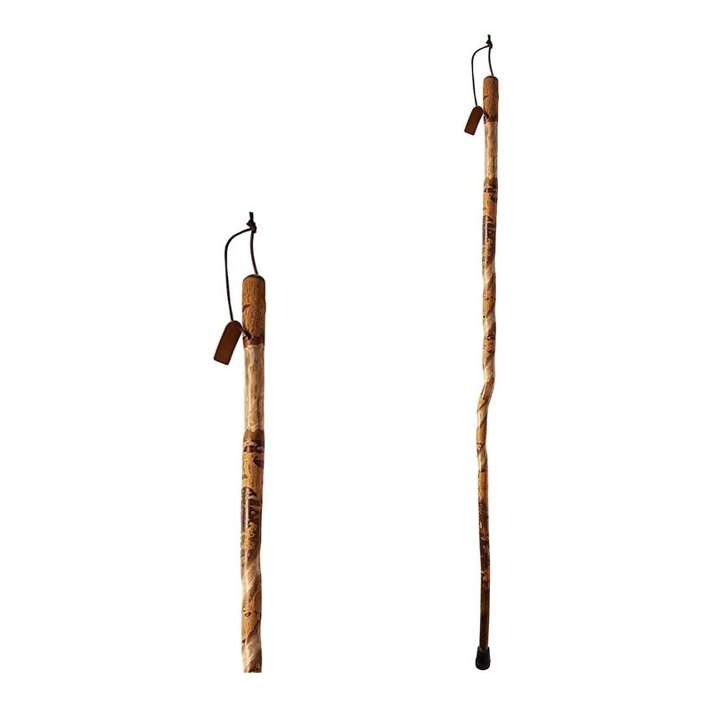 Brazos Twisted American Hardwood Wood Walking Stick 55 Inch Height, 1 of 6