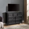 Sapphtopaz Farmhouse Dresser for Bedroom with Drawers and Round Handles Modern Tall Dresser Closet Organizer for Living Room, Nursery - 4 of 4