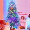 Racxily 7.5ft Artificial Christmas Tree:Pre-Lit (560 Lights) & Pre-Decorated (Frosted Pine,Cones, Berries),Perfect for Home/Office/Holiday Parties - 3 of 4