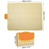 Unique Bargains Picnic Blanket Waterproof Washable Lightweight with Handle Used for Hiking Travel Camping - 2 of 4