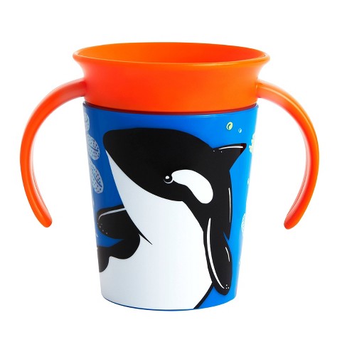 Munchkin Miracle 360° Wildlove Trainer Cup - 6oz Orca : Target