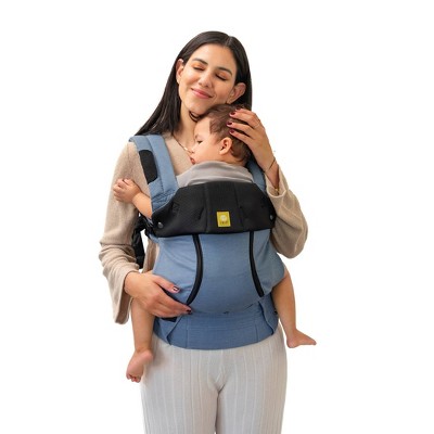 Image of LILLEbaby Complete 6-in-1 All Seasons Ergonomic Carrier - Tiled Bluestone