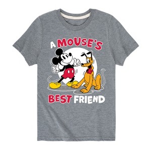 Boys' - Disney - A Mouse's Best Friend Short Sleeve Graphic T-Shirt - 1 of 4