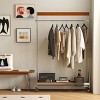 GDFStudio Seraphin Retro Clothes Rack with Lower Storage Shelf - 2 of 4