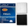 Kenmore Canister Type C or Q 50555, 50558, 50557 and Panasonic Type C-5 9 Bags and 1 EF-2 HEPA Filter, and 2 CF-1 Filters - 3 of 4