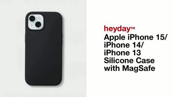 Apple iPhone 15/iPhone 14/iPhone 13 Silicone Case with MagSafe - heyday™, 2 of 6, play video