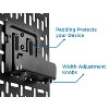 Mount-It! Cable Box Mount Behind TV | Adjustable Universal Mounting Bracket for Streaming Devices, Router, Modem, DVD | Wall and Behind TV Compatible - 3 of 4