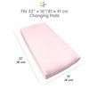 BreathableBaby Waterproof Cover, For 32" x 16" Changing Pad (2-Pack) - 2 of 4