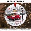 Red Truck Christmas Ornaments Farmhouse Decorations, It's The Most Wonderful Time of The Year Christmas Ornament 2025 for Xmas Tree - 2 of 4