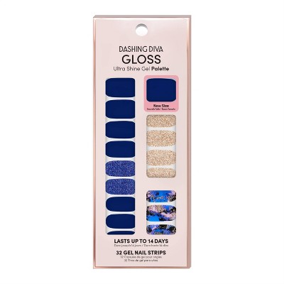 Dashing Diva Gloss Ultra Shine Gel Palette - Blue Vixon