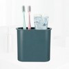 Unique Bargains Wall Mount Toothbrush Holder 4.65"x2.13"x4.25" 1 Pc - 4 of 4