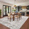 Boho Area Rug, Machine Washable Vintage Distressed Soft Low-Pile Carpet, Non-Slip Non-Shedding Floor Rug for Bedroom, Dining, Living Room - 4 of 4