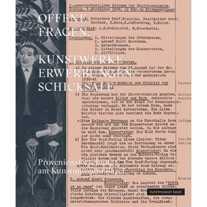 Offene Fragen. Provenienzforschung Am Kunstmuseum Basel - by  Tessa Friederike Rosebrock & Anita Haldemann (Paperback) - 1 of 1