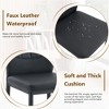 Lyngins Set of 4/6 Modern PU Leather Dining Chairs,Kitchen Chairs with Ergonomic Backrest,Armless Chair for Dining Room,Living Room,Office - 4 of 4