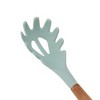 Unique Bargains Spoon Hand Wash Only Pasta Claw Silicone Wooden Handle 12.6" 1 Pc - 4 of 4