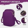 BEAFUP Women's Mini Crossbody Bag - Stylish and Functional Water-Resistant Phone Pouch, Adjustable Shoulder Strap,Multiple Compartments - 4 of 4