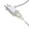 Tesler White Finish CFL-LED Plug-In Table Top Dimmer with USB Port - 4 of 4