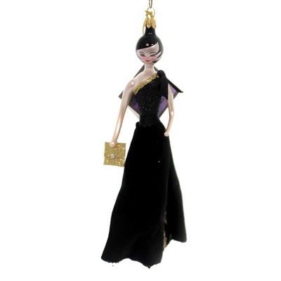 Italian Ornaments 7.0 Inch Night At The Oscars Italian Fashion Lady Tree Ornaments