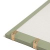 U Brands 11"x17" Modern Wall Organizer Center Linen Bulletin Forest Fog - 4 of 4