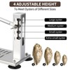 Oyster Clam Opener Machine Adjustable Oyster Shucker Machine 4-Level Tool Set, Stainless Steel Clam Opener with Suction Cups, G-Clamp, Knives & Glove - 2 of 4