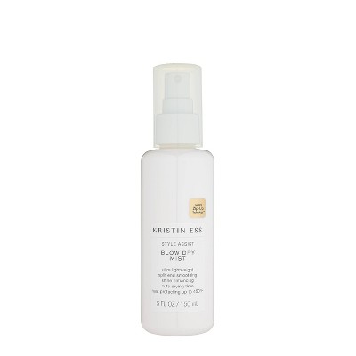 Kristin Ess Style Assist Blow Dry Mist Heat Protectant Spray for Curly, Straight and Wavy Hair - 5 fl oz