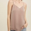 Women's Satin V-Neck Cami - WISHLIST - 2 of 3